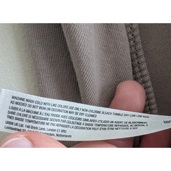 Free People FP Movement Hot Shot Jumpsuit Womens Sz Large Mocha Latte Loungewear - Picture 9 of 10